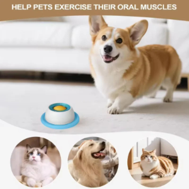 Interactive Dog Toys Slow Feeder Food Dispenser Lick Toys for Puppy Training And Cat Feeding Crate Accessory Enrichment Chew Toy