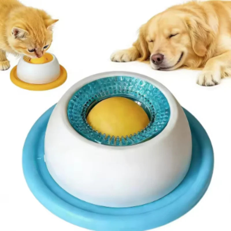 Interactive Dog Toys Slow Feeder Food Dispenser Lick Toys for Puppy Training And Cat Feeding Crate Accessory Enrichment Chew Toy