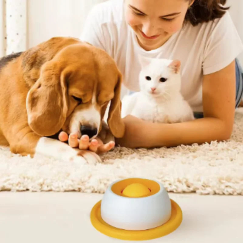 Interactive Dog Toys Slow Feeder Food Dispenser Lick Toys for Puppy Training And Cat Feeding Crate Accessory Enrichment Chew Toy