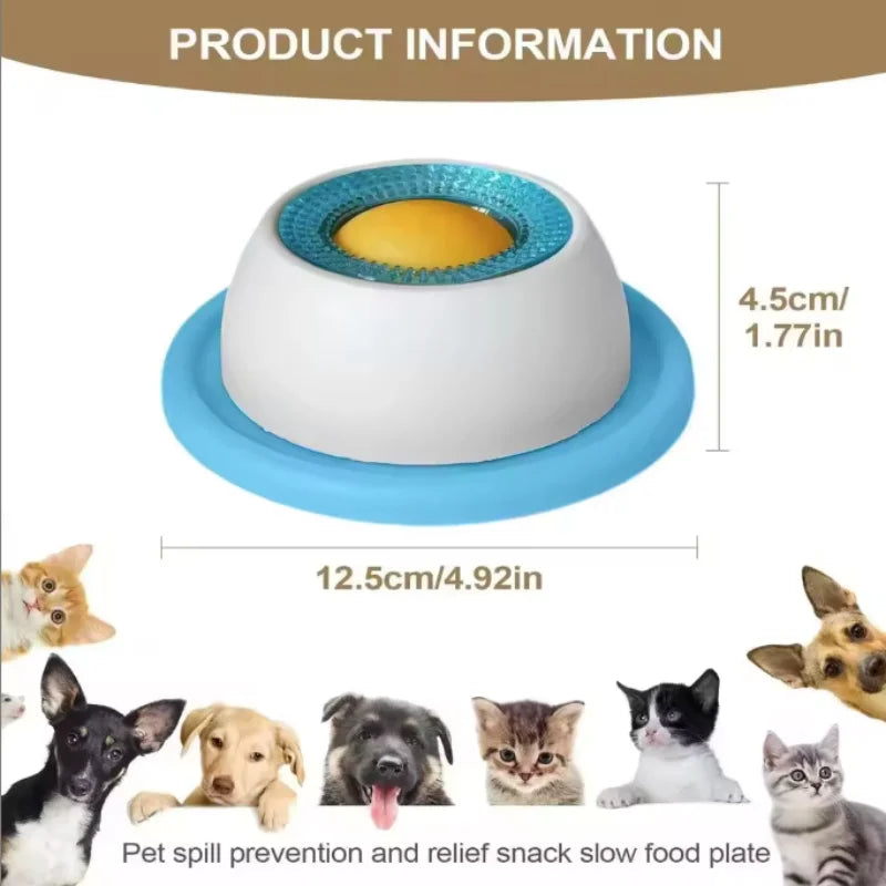Interactive Dog Toys Slow Feeder Food Dispenser Lick Toys for Puppy Training And Cat Feeding Crate Accessory Enrichment Chew Toy
